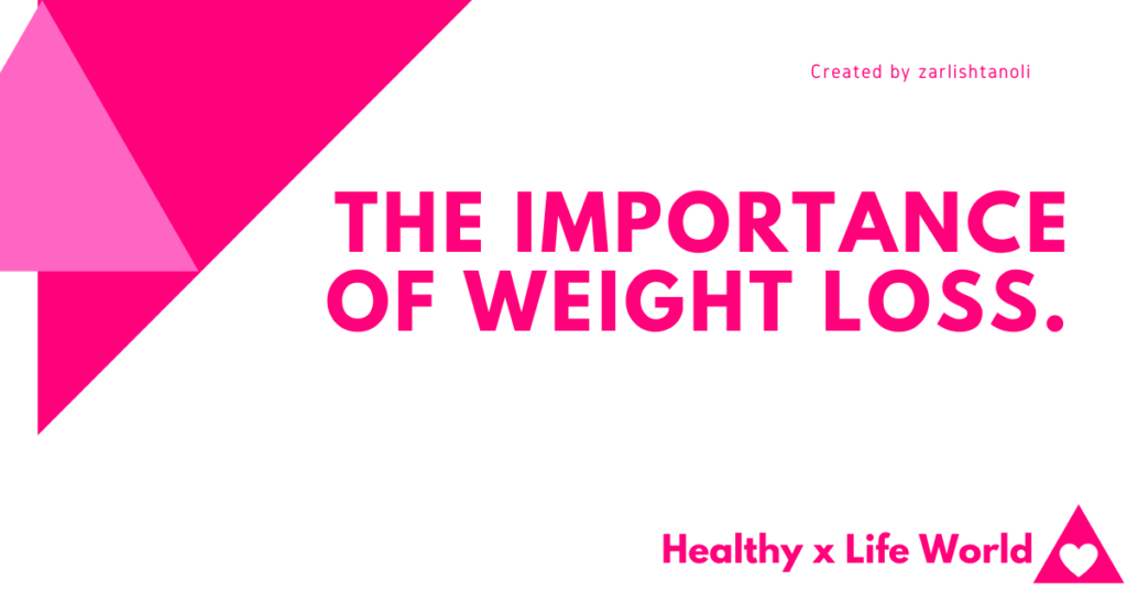 The importance of Weight Loss.
